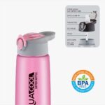 plastic aqua cool water bottle for gym