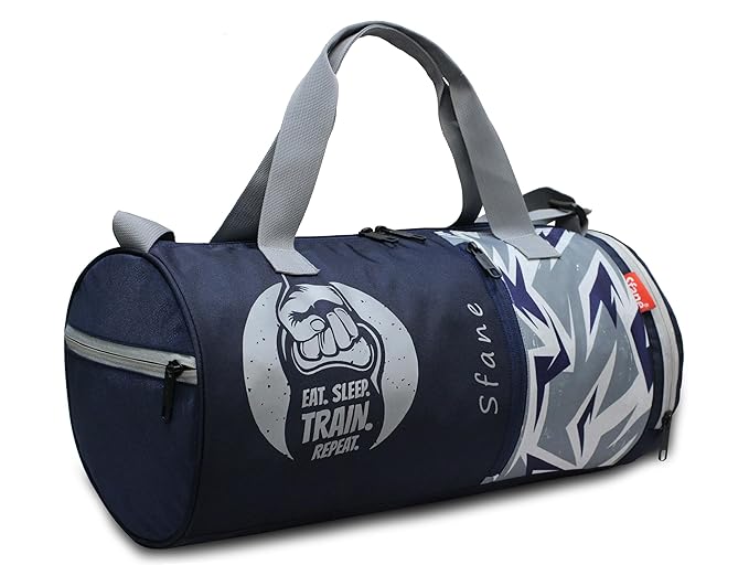 sfane gym bags for men with separate shoe compartment sports gym bags for women unisex duffle bags for gym for carry & travel adjustable duffel bags sports bag blue