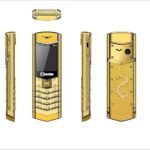 snexian bold v1 premium finish dual sim |keypad mobile| with 1.8" display |metal body|unique design|bt dialer| call recording|long lasting battery|fm|camera|feature phone| gold