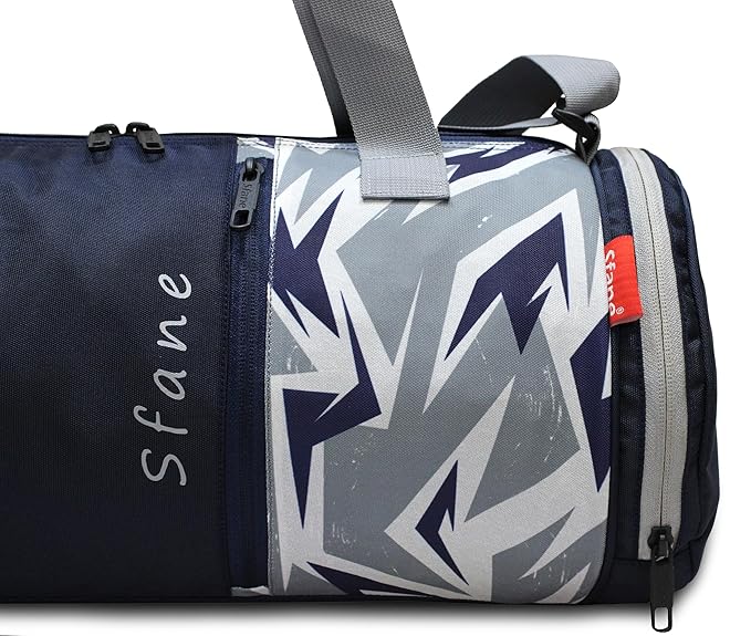 sfane gym bags for men with separate shoe compartment sports gym bags for women unisex duffle bags for gym for carry & travel adjustable duffel bags sports bag blue