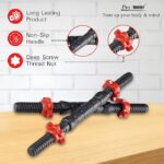 protoner pvc 3 in 1 convertible dm 4 40 kg dumbbells set and fitness kit for men and women whole body workout (20 kg (2 kg x 4, 3 kg x 4), 3 in 1 convertible)