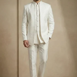 royal white jodhpuri suit