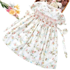 beautiful floral princess dress for girls