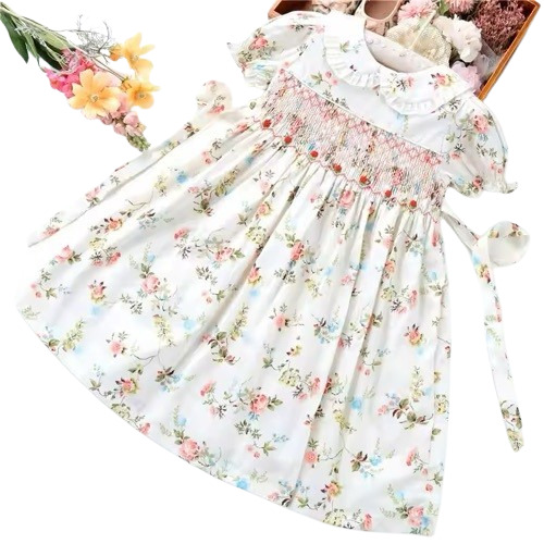 beautiful floral princess dress for girls