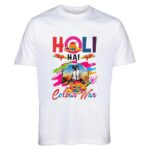 colorful holi festival t shirt
